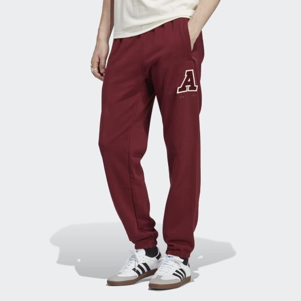 Burgundy adidas RIFTA Metro AAC joggingbukser