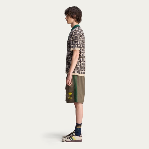 Marron Polo maille Brain Dead