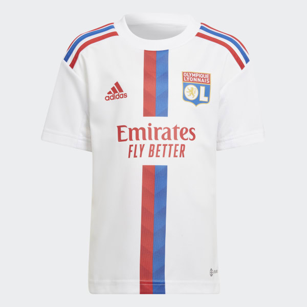 Bialy Olympique Lyonnais 22/23 Home Mini Kit