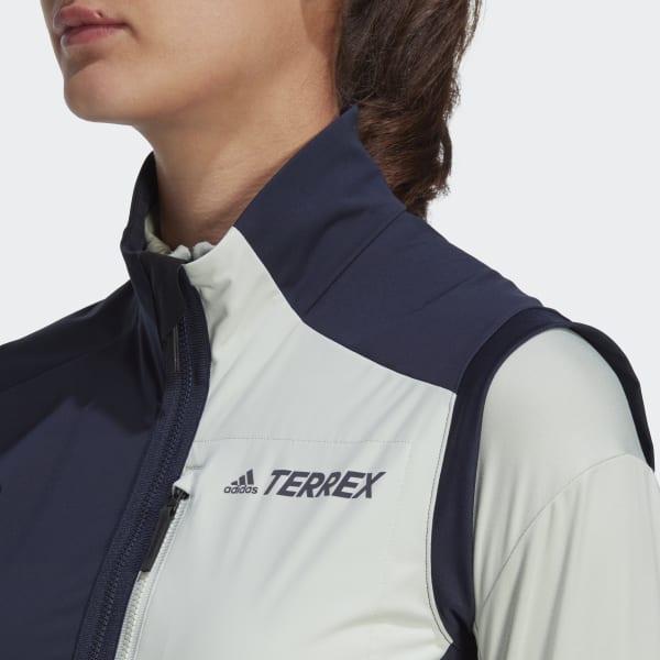 Blu Giacca senza maniche da sci di fondo Terrex Xperior Soft Shell