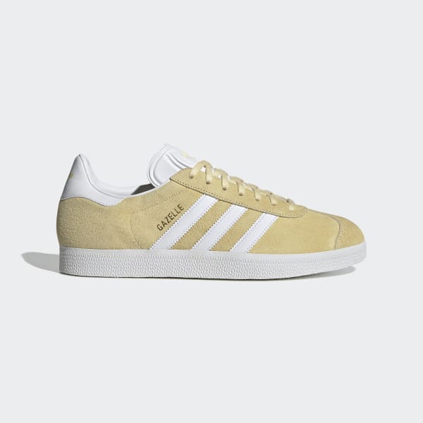 adidas gazelle white gold