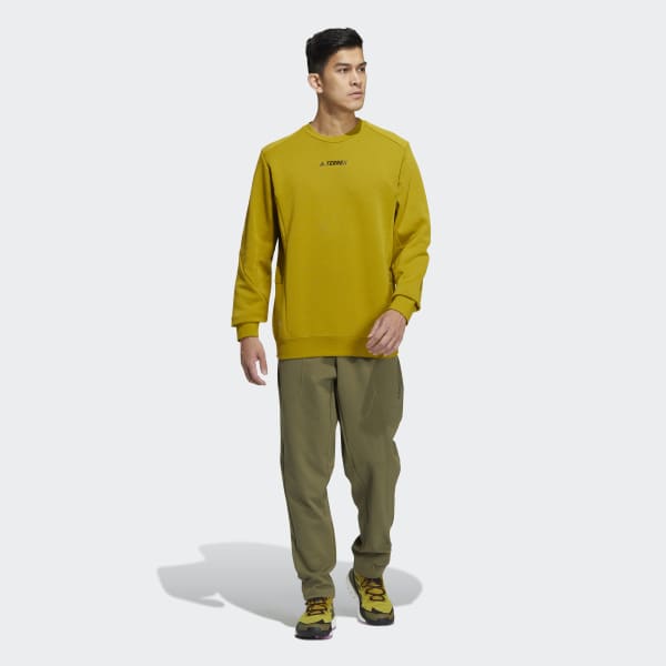 Verde Polera Terrex Logo Cuello Redondo (Unisex) FQZ10