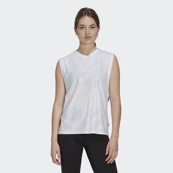 Hvid Made To Be Remade Running tanktop JVS82