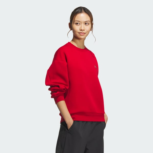 สีแดง สเวตเตอร์คอกลม CNY