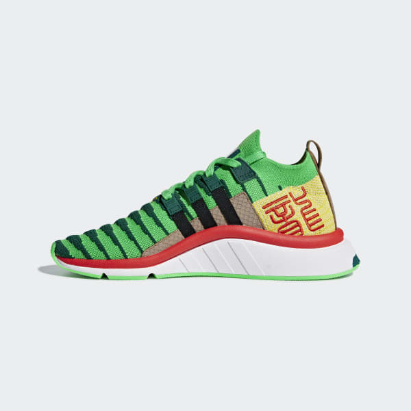 tênis dragonball z eqt support mid adv primeknit
