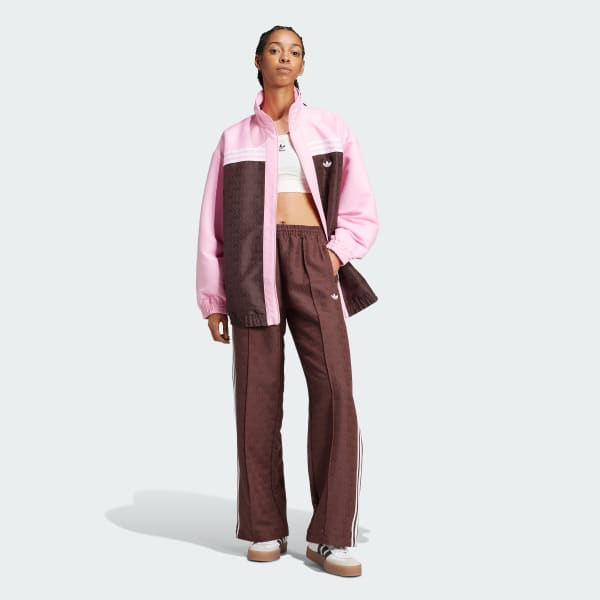Pink 70s Oversized Track Jacket