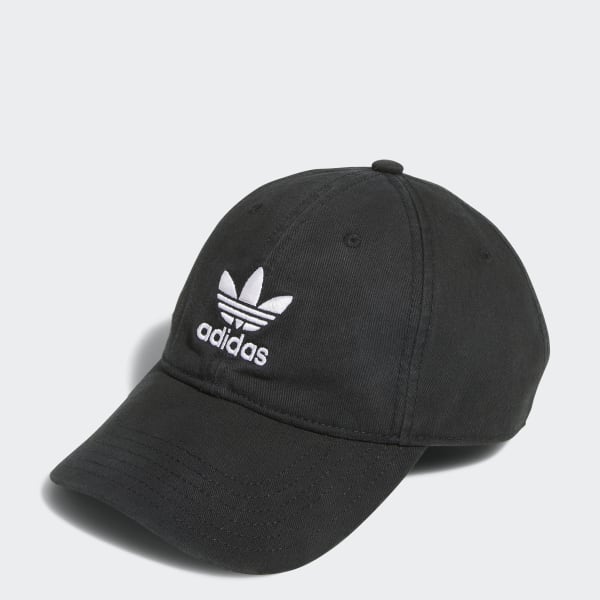adidas Men's & Originals Relaxed Strap-Back Hat - Black adidas US