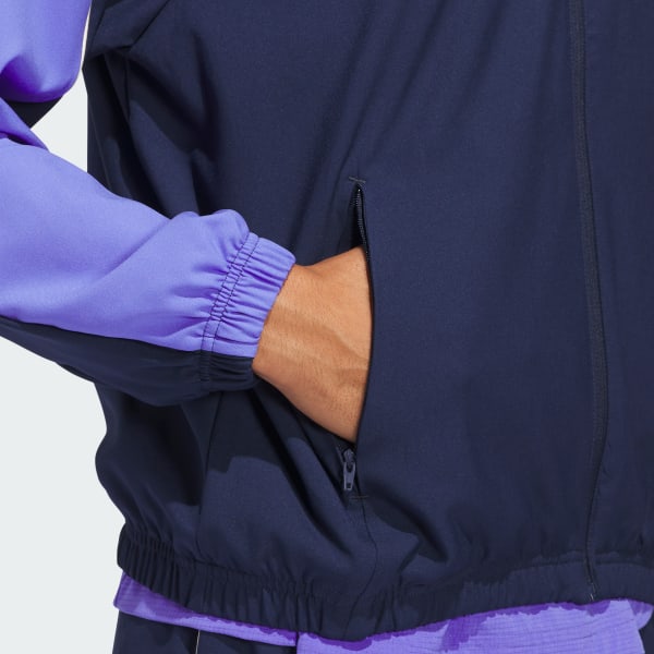 adidas Select Woven Jacket - Blue | Free Shipping with