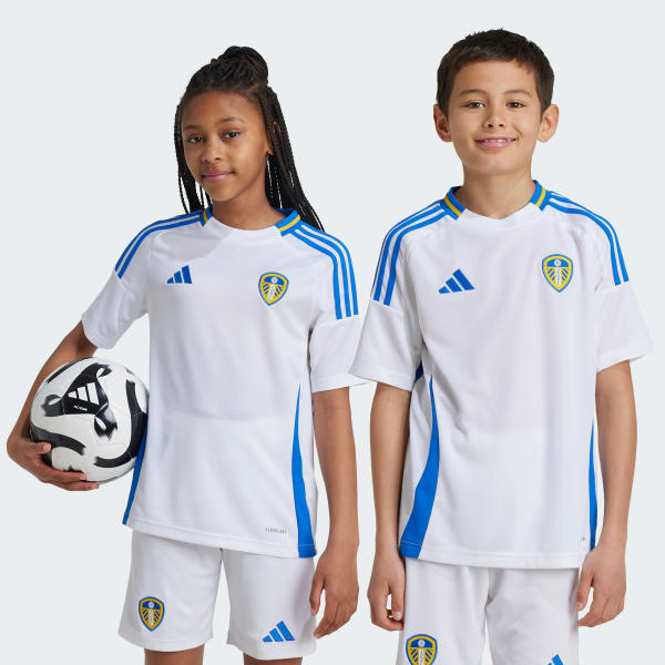 Weiss Leeds United FC 24/25 Kids Heimtrikot