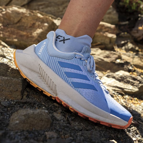 Blau TERREX HEAT.RDY Trail Running Agravic Crew Socken