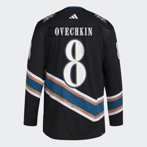 adidas Men's Capitals Ovechkin Authentic Reverse Retro Wordmark