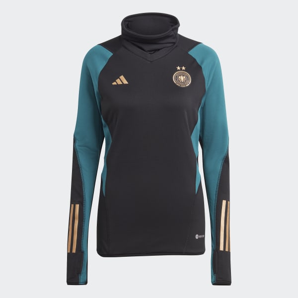Negro Sudadera Alemania Tiro 23 Pro Warm