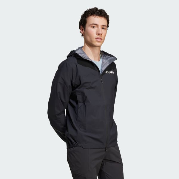 Black Terrex Xperior 2.5 Layer Light Climaproof Jacket