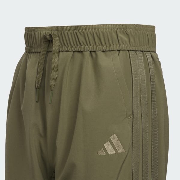 グリーン 軽パン ストレッチジョガーパンツ