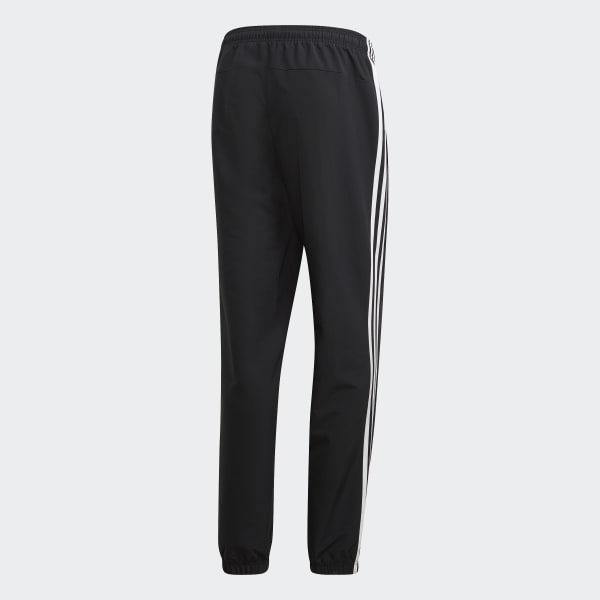 adidas Essentials 3-Stripes Wind Pants - Black