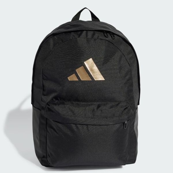 Black Classic 3 Bar Logo Backpack