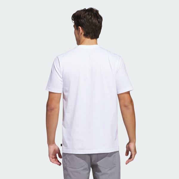 ★★Adairs★★ Golf Culture Graphic Tee JJ4197 adidas Golf Culture Graphic Tee - White | adidas Australia