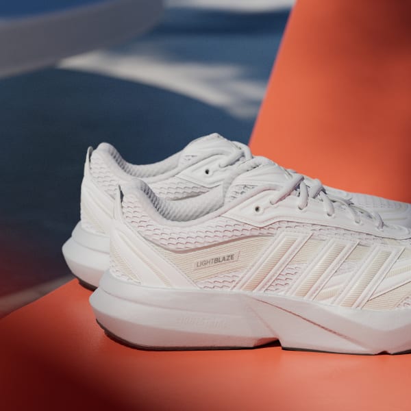 adidas Lightblaze Glow Shoes - White | Free Shipping with adiClub