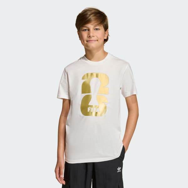 White FIFA World Cup 26™ Official Emblem T-Shirt Kids