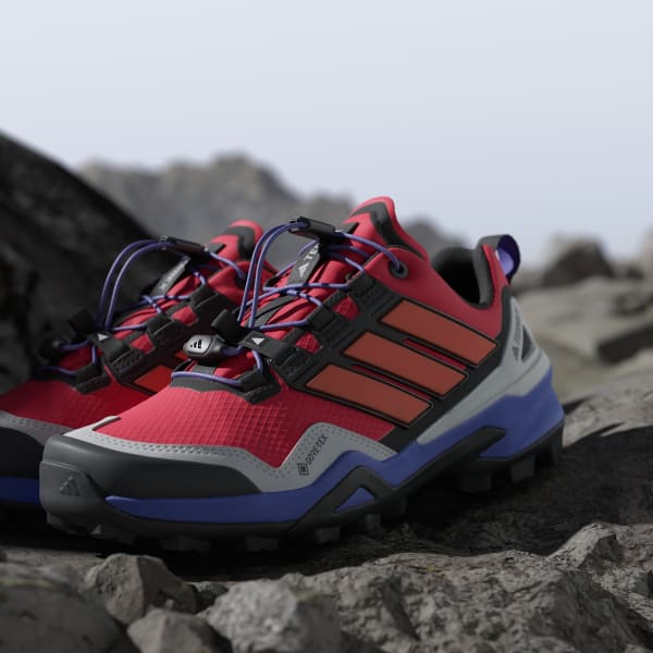 adidas Terrex Skychaser GORE-TEX Hiking Shoes - Red | Free