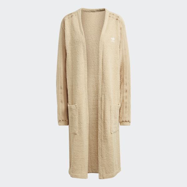 adidas Velour Kimono Beige adidas New Zealand