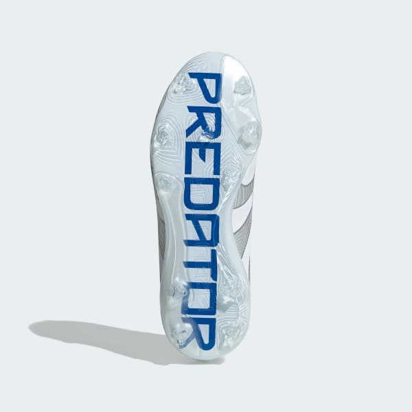 Vit Predator Elite Firm Ground Fotbollsskor