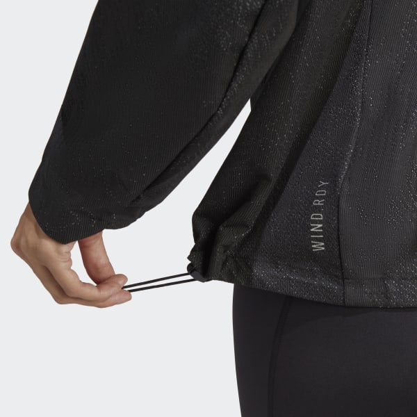 Czerń Adizero Running Jacket