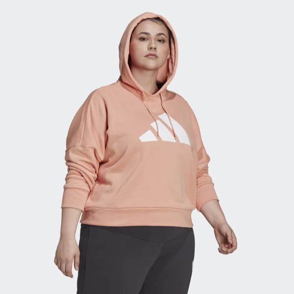 Rose Sweat-shirt à capuche adidas Sportswear Future Icons (Grandes tailles) EMI53