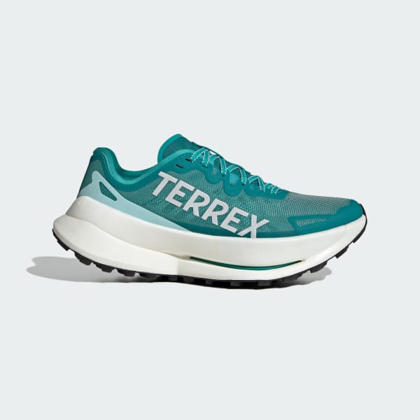 Green Terrex Agravic Speed Ultra Trail Running Shoes