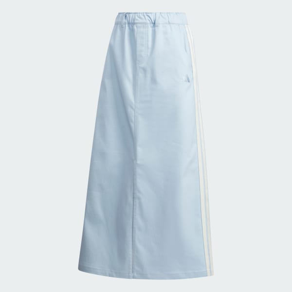 Blue STADIUM CHROME DENIM LOOSE FIT SKIRT