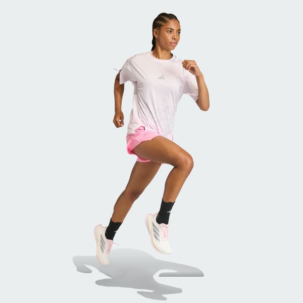 ピンク アディゼロ 東京ランニング ジェルポケットショーツ / SAKURA PACK