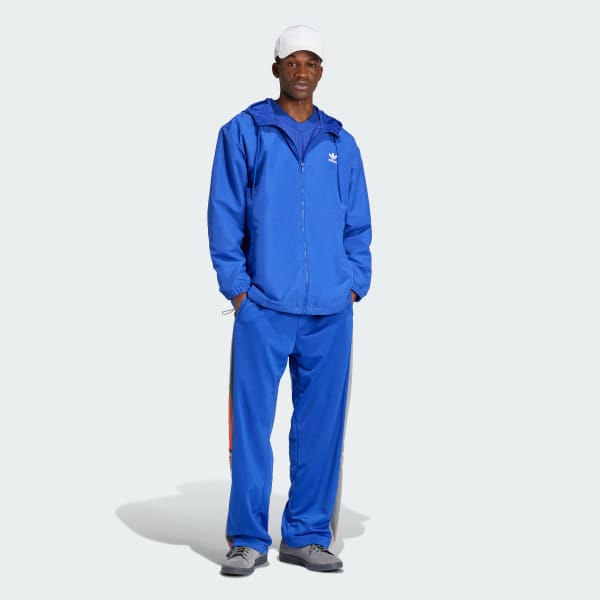 Azul adidas Originals Trefoil Windbreaker