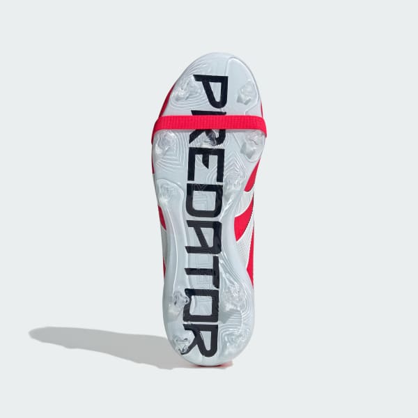 Red Predator Elite Fold-Over Tongue Firm Ground Boots Kids