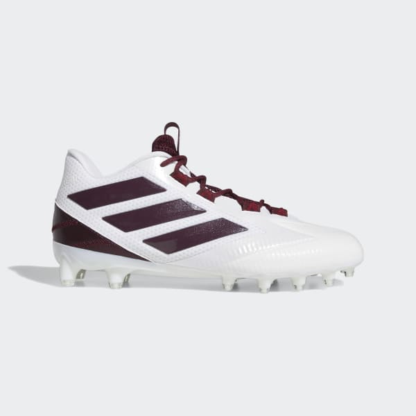 maroon adidas cleats