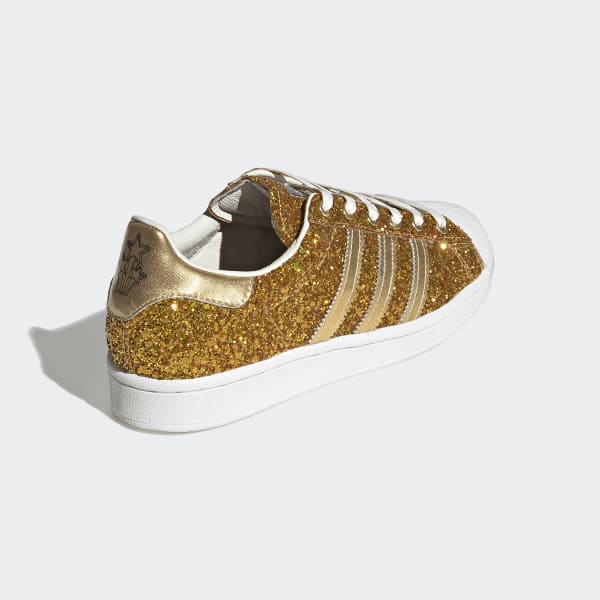black and gold glitter adidas