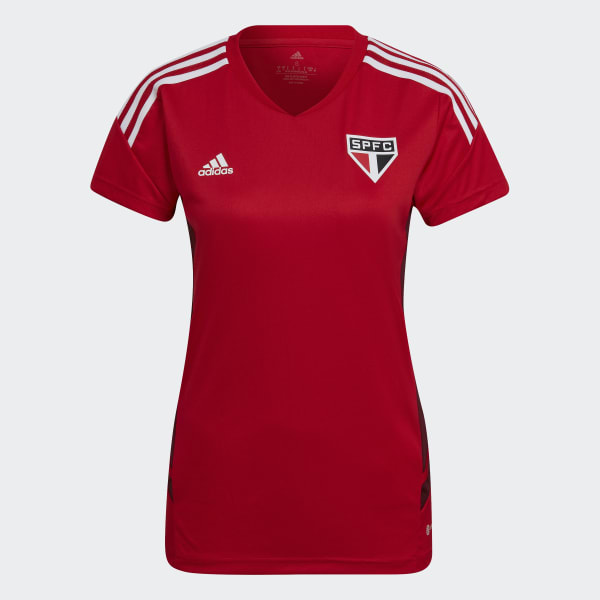 Camisa Treino S o Paulo FC Condivo 22 Vermelho adidas adidas