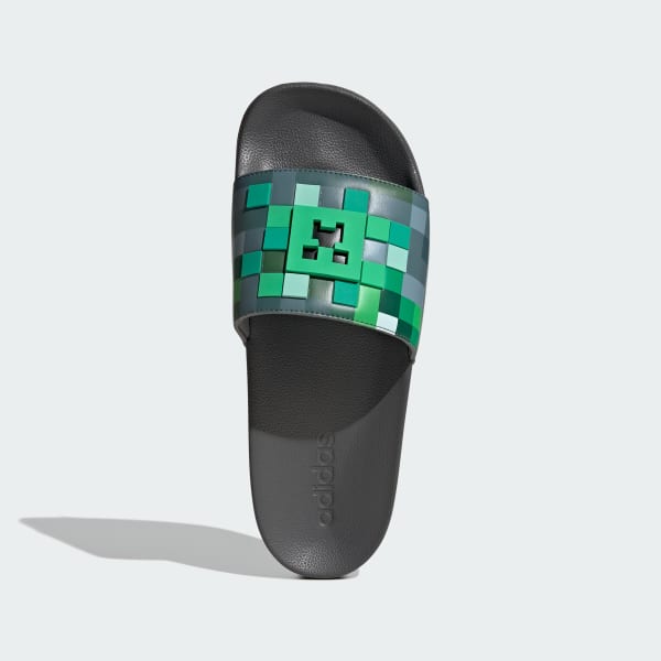 สีเทา รองเท้าแตะ ADILETTE SHOWER MINECRAFT