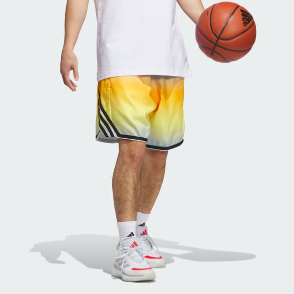 Amarillo Pantalón corto adidas Crazy Lite AOP