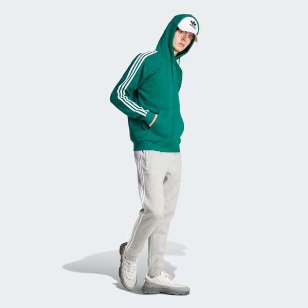 adidas Adicolor Green - 3-Stripes US Classics Men\'s Lifestyle Hoodie | | adidas