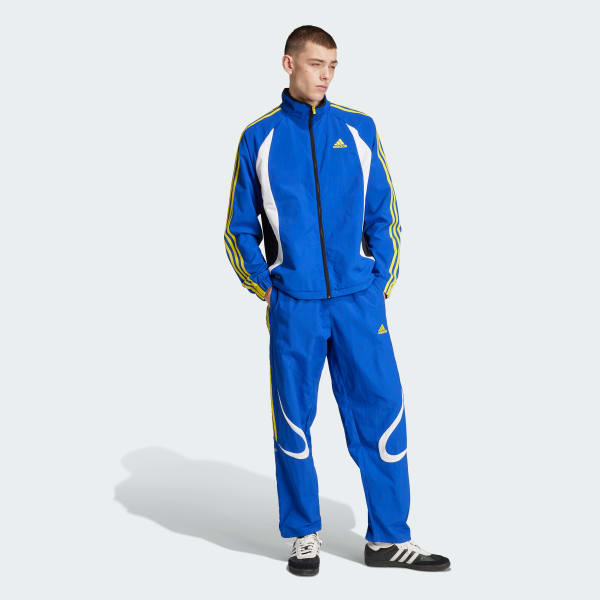 modrá Sportovní bunda Climacool Track Top