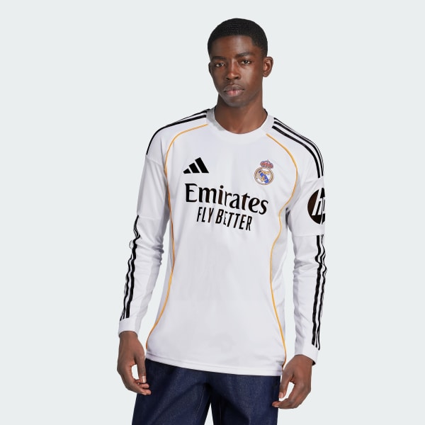 Real Madrid 25/26 Long Sleeve Home Jersey