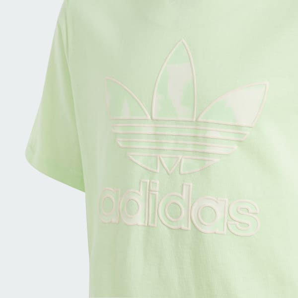 Verde Playera Verano Estampada