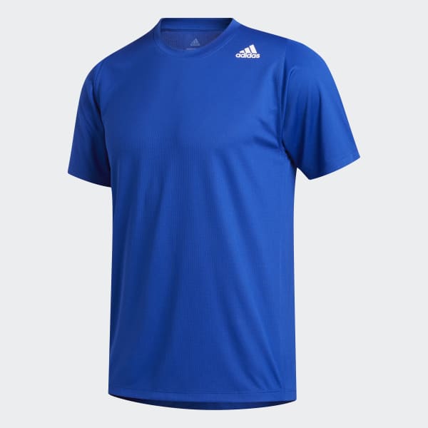 Blue FreeLift Sport Fitted 3-Stripes T-Shirt FVY93