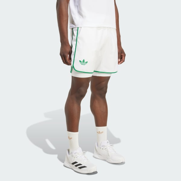 bílá Sada šortek Tennis Climacool