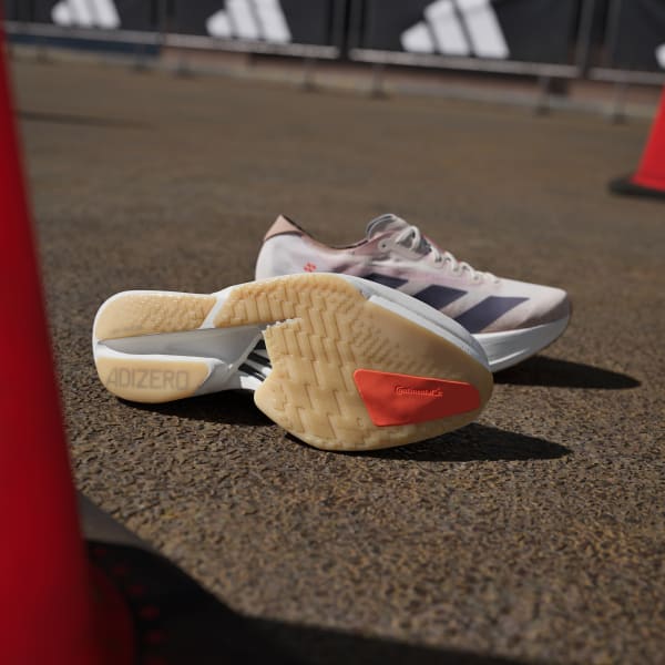 White Adizero Adios Pro 4 Shoes
