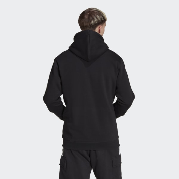 adidas Adicolor Classics 3-Stripes Hoodie - Black, Men's Lifestyle