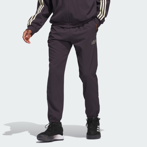 Adidas Mens Color Block Pant Blk/Wht HE4364 - Athlete's Choice