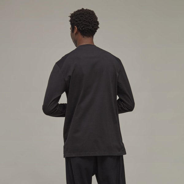 Black Y-3 Classic Henley DK318