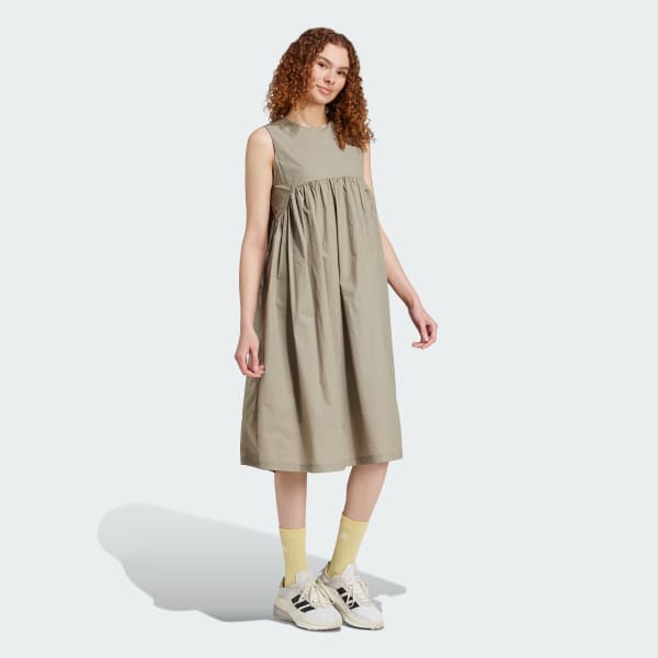 Bege Vestido de Verão City Escape