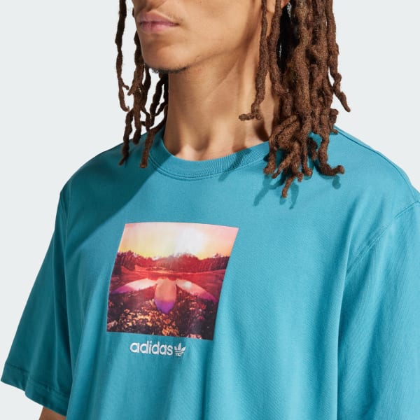 Adidas sunset t shirt top